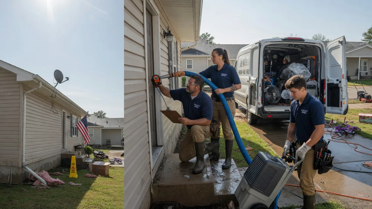 Ceiling Water Damage Restoration in Winstonville, MS near me